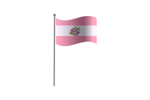挥舞着女同性恋群体的旗帜