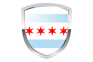 芝加哥旗帜剪贴画