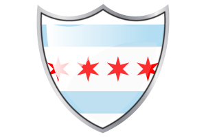 盾牌与芝加哥旗帜