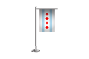 3d 芝加哥站旗