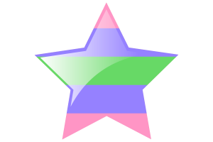 三性别人群旗星图标