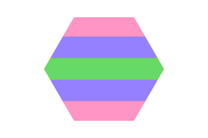 三性别人群旗矢量免费|SVG 和 PNG