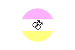 Twink男同性恋人群的旗帜矢量免费下载