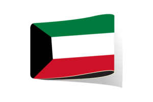 科威特国旗插图剪贴画