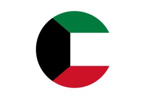 科威特旗帜矢量免费下载