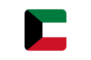 科威特国旗方形圆形