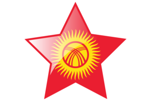 吉尔吉斯斯坦国旗星图标
