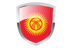 吉尔吉斯斯坦国旗剪贴画