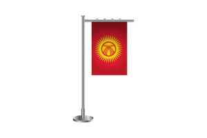 3d 吉尔吉斯斯坦站旗