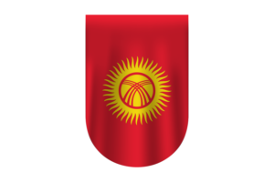 吉尔吉斯斯坦国旗矢量免费下载 （SVG，PNG）
