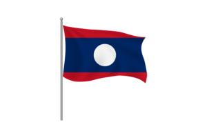 老挝国旗剪贴画