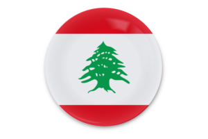 黎巴嫩国旗矢量艺术