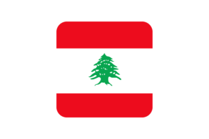 黎巴嫩国旗方形圆形