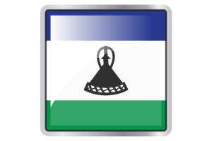 莱索托国旗广场图标