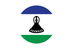 莱索托国旗矢量免费下载