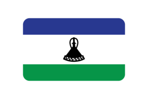 莱索托国旗三角形圆形