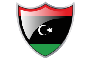 盾牌与利比亚国旗