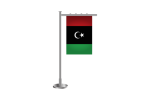 3d 利比亚站立旗