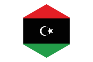 利比亚国旗六边形