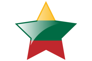 立陶宛国旗星图标