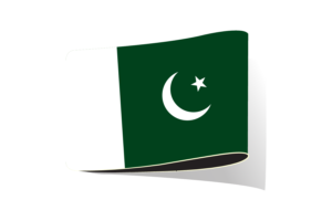 3d 巴基斯坦站立旗