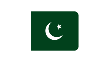 巴基斯坦国旗三角形圆形