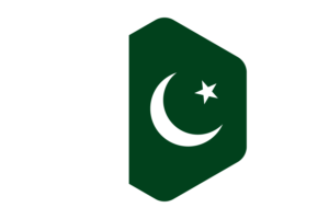 巴基斯坦国旗圆形六边形