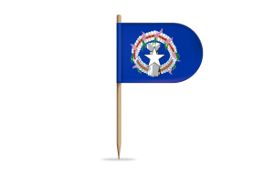 北马里亚纳旗帜桌旗