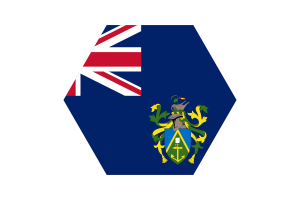 皮特凯恩群岛旗帜三角形圆形