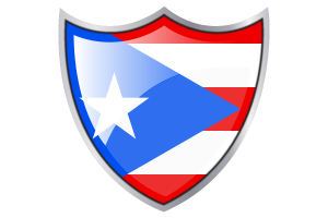 盾牌与波多黎各旗帜