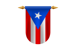 波多黎各旗帜矢量图像