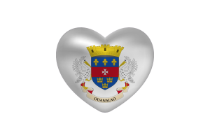 圣巴泰勒米旗帜心形