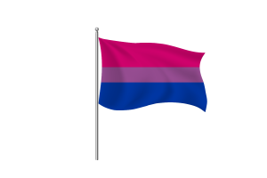 双性恋旗帜符号