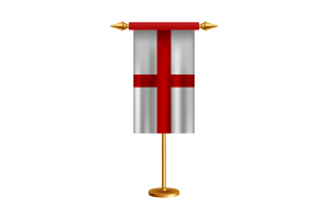 英格兰礼仪旗帜矢量免费