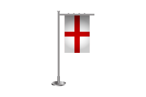 3d 英格兰站旗