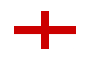 英格兰旗帜三角形圆形