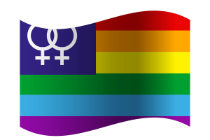 女同性恋骄傲旗帜符号