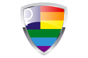 女同性恋骄傲盾旗帜