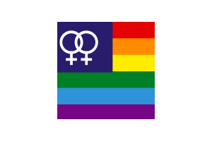 女同性恋骄傲旗帜剪贴画