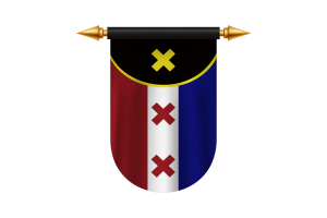 L'Manberg 旗帜徽章矢量图像