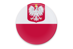 波兰国旗矢量艺术