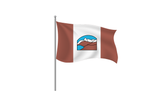 格里斯峡湾旗帜剪贴画