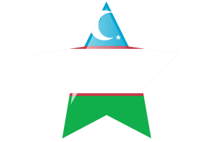 乌兹别克斯坦国旗星图标