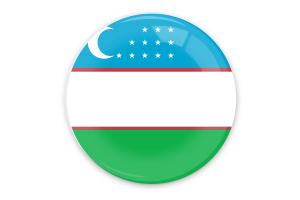 乌兹别克斯坦国旗矢量艺术