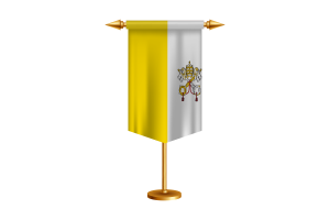 梵蒂冈国旗插图与立场