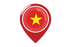 越南标志地图图钉图标