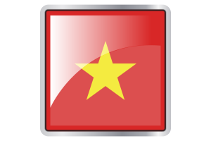 越南旗帜方块图标