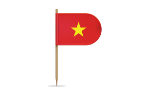 越南标志桌旗