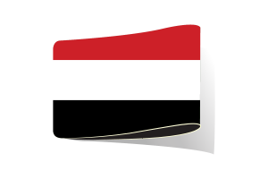 也门国旗插图剪贴画