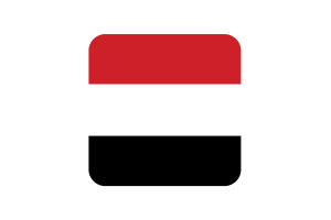 也门国旗方形圆形